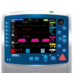 Symulacja ekranu monitora pacjenta Zoll® Propaq® MD dla REALITi 360