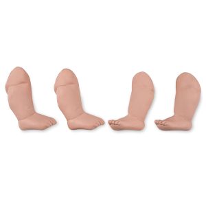 Skórki na nogi do manekina do resuscytacji niemowląt