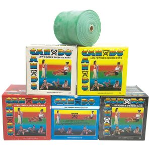 Taśma do ćwiczeń Cando - 50 jardów - zielona/średnia - Low Powder | Alternatywa dla hantli